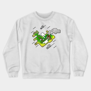 Iceland Map Crewneck Sweatshirt
